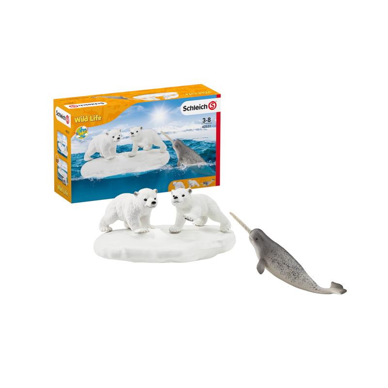 Đồ Chơi Mô Hình SCHLEICH Bộ Động Vật Bắc Cực 42531