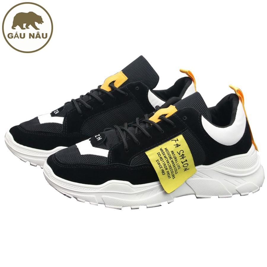Giày sneaker GN475 đế độn thời trang Gấu Nâu chuyên giày nam