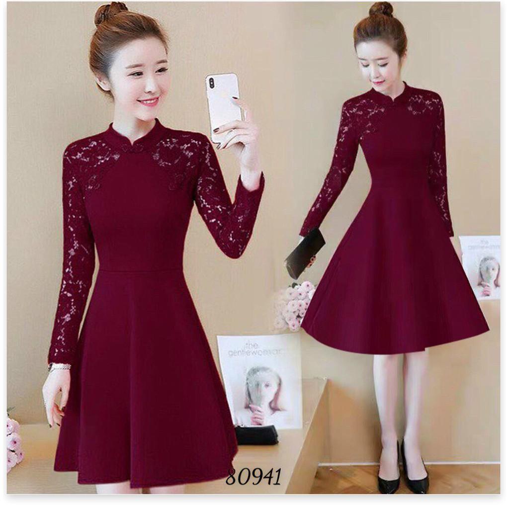 ĐẦM XÒE UMI PHỐI REN NỮ CỰC XINH DÀNH CHO CÁC NÀNG THỜI TRANG LANO STORE