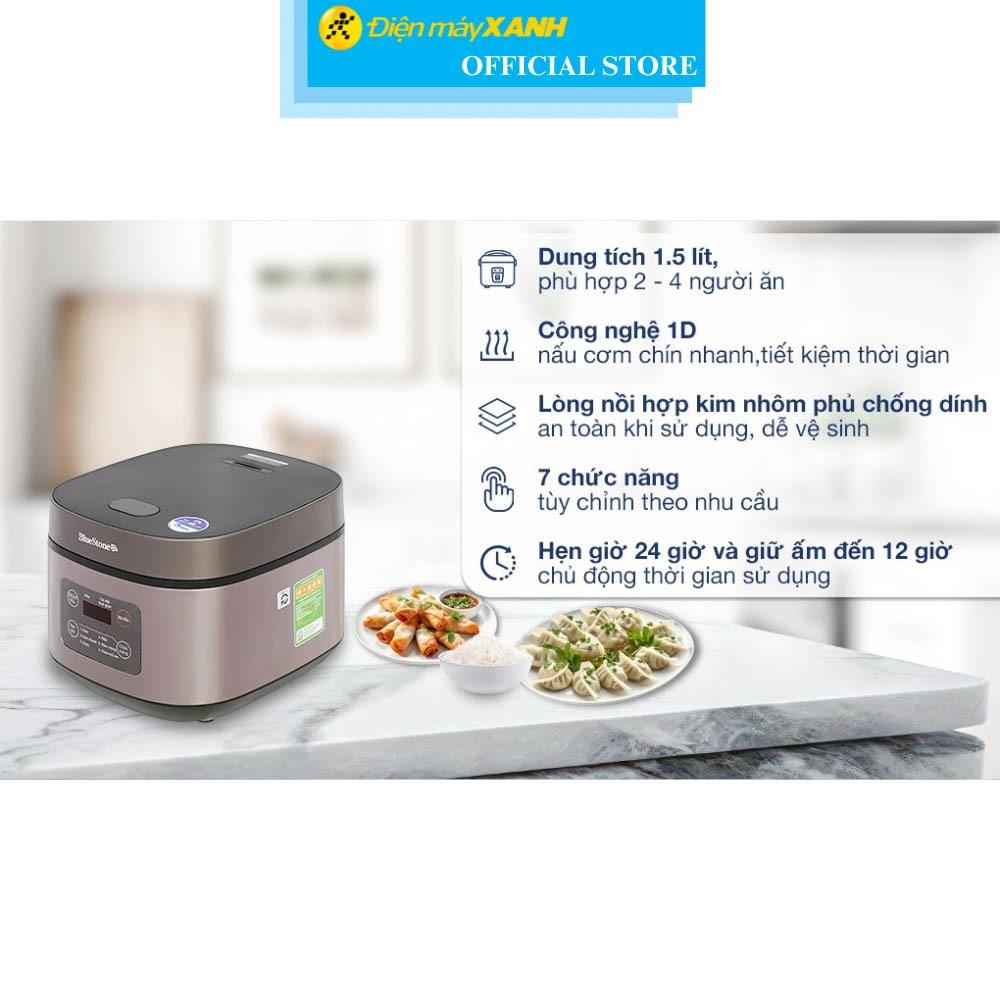 Nồi cơm điện tử BlueStone 1.5 lít RCB-5946 - Hàng Chính Hãng