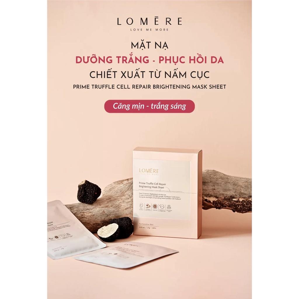 Mặt Nạ Dưỡng Trắng Da Siêu Cấp Ẩm LOMERE Prime Truffle Cell Cung Cấp Dưỡng Chất Thẩm Thấu Sâu Trong Da 27gr