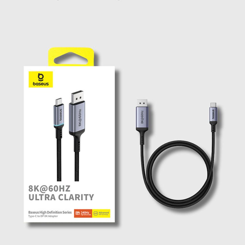 Cáp Chuyển Baseus High Definition Series  Type C sang DisplayPort - Hàng chính hãng