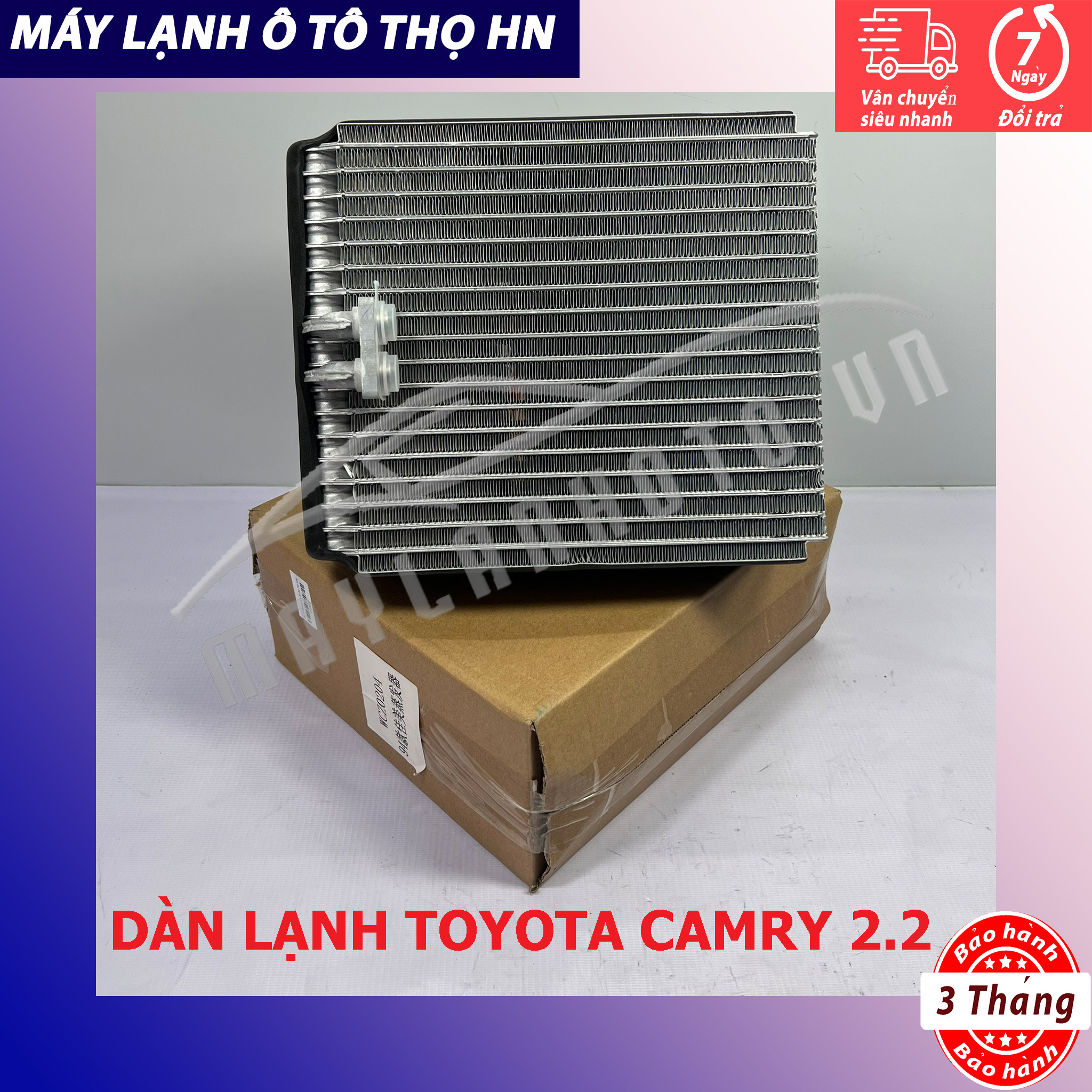 Dàn (giàn) lạnh Toyota Camry 2.2 - 3.0 1996 1997 1998 1999 2000 hàng Trung Quốc 96 97 98 99 00