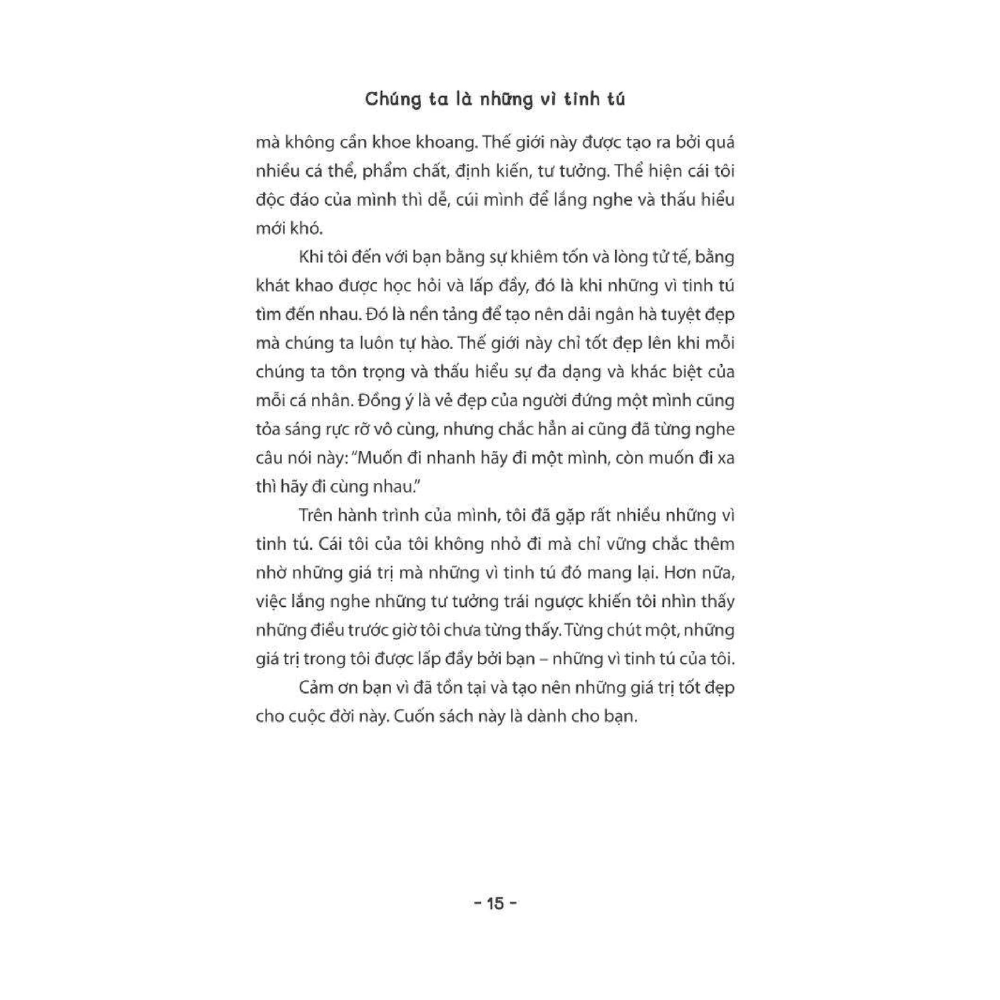 Sách Chúng ta là những vì tinh tú