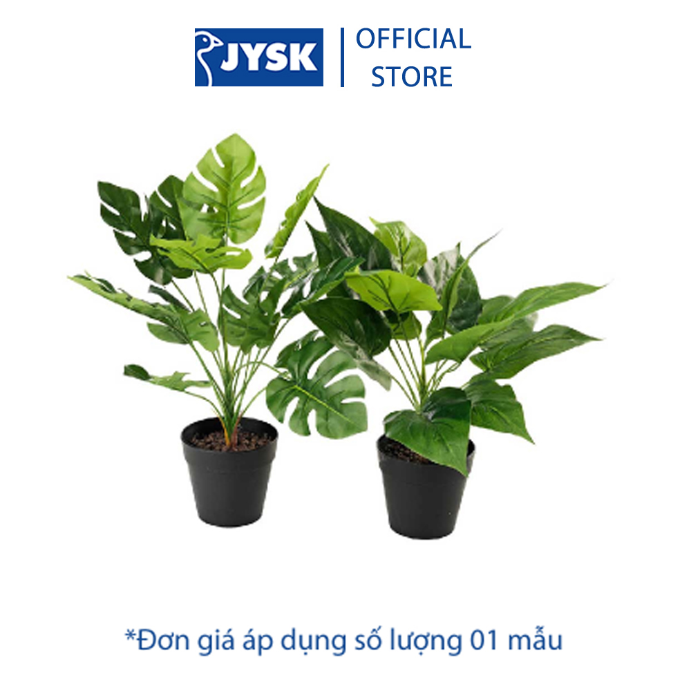 Cây Trang Trí Thorulf Nhựa  Polyester  Xanh H30cm