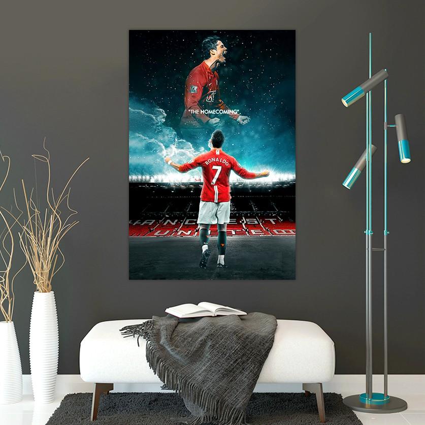 Bộ Decor Ronaldo Manchester United | Bộ Ảnh Decor Mới Nhất Trang Trí Phòng Theo Phong Cách Cá Nhân