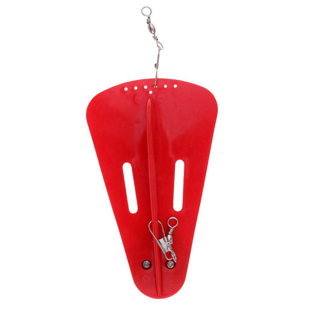 2pcs Trolling Diving Board With Lead Sinker Boat Fishing Diver Board