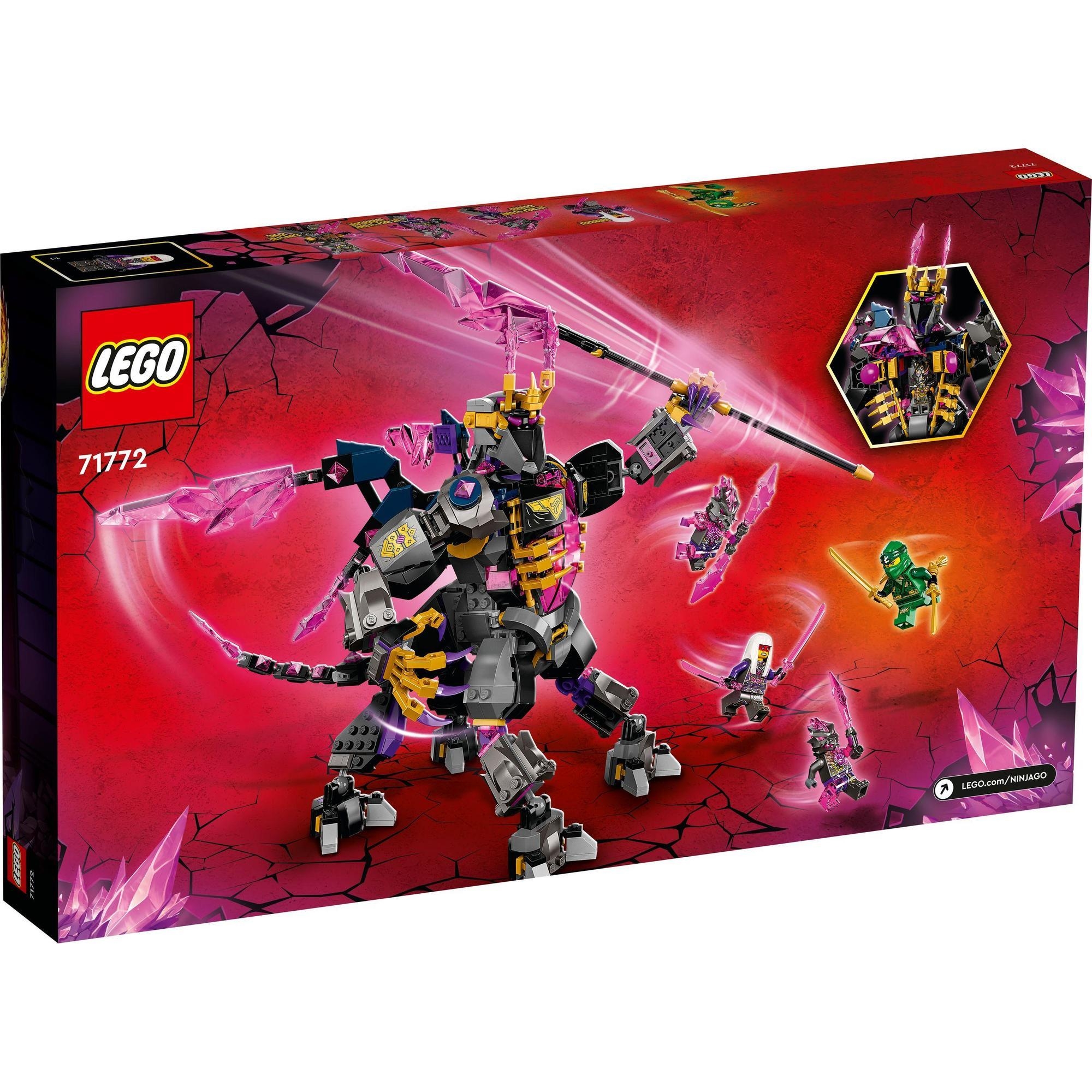 LEGO Ninjago 71772 Chúa Tể Crystal (722 chi tiết)