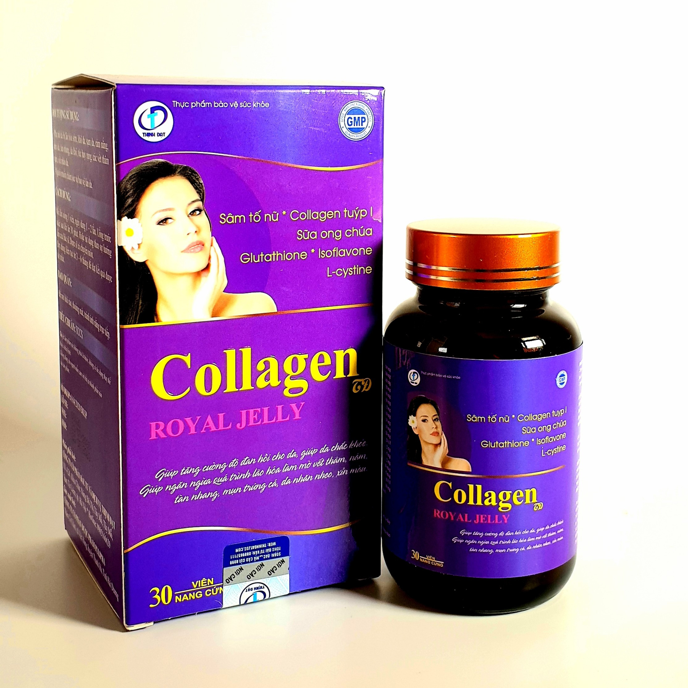 Collagen Royal Jelly - Ngăn ngừa quá trình lão hóa, Tăng cường độ đàn hồi cho da, Bảo vệ tế bào da, giúp da chắc khỏe, mịn màng