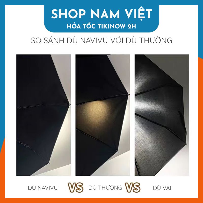 Dù Chống Tia UV MINI Siêu Gọn 8 Xương Có Hộp Đựng Chống Sốc