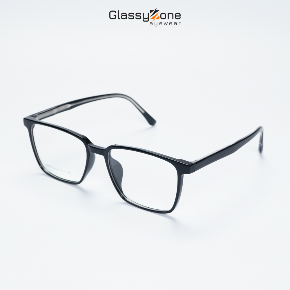 Gọng kính cận, Mắt kính giả cận nhựa dẻo Form Vuông Unisex Nam Nữ Bepo - GlassyZone