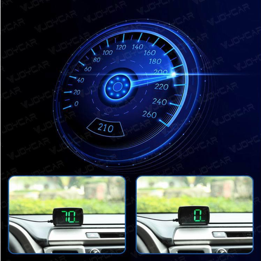 Thiết bị hiển thị thông tin trên kính lái HUD M8 - Màn hình hắt kính hiển thị tốc độ ô tô xe hơi cắm cổng OBD2