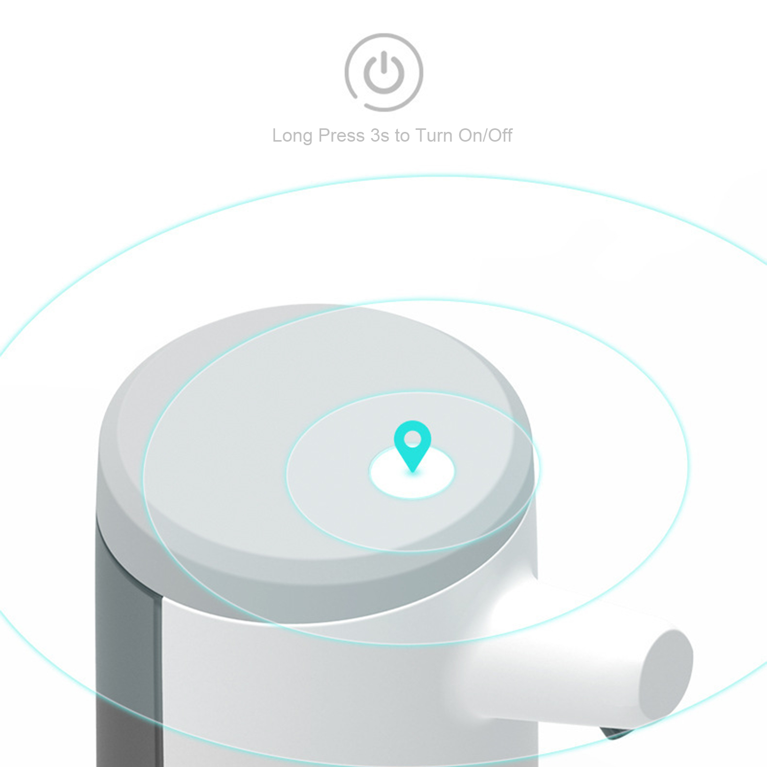 Máy đựng xà phòng tự động không cần dùng tay bằng tia hồng ngoại