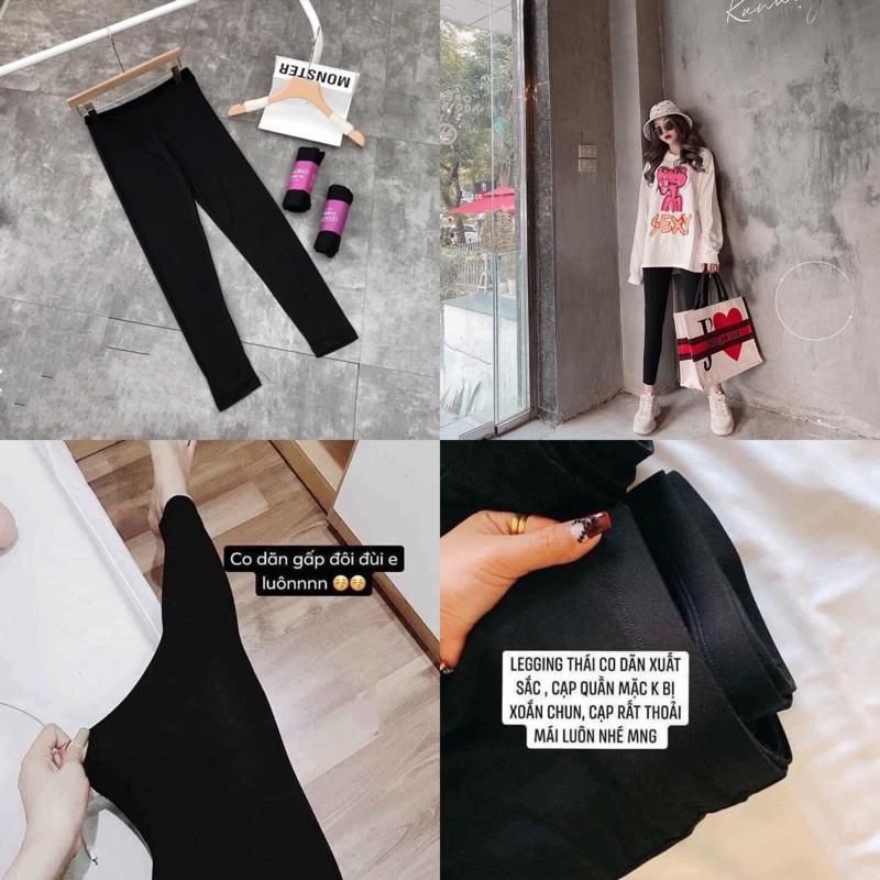 QUẦN LEGGING DÀI CUỘN VỎ TÍM CÓ BIG SIZE