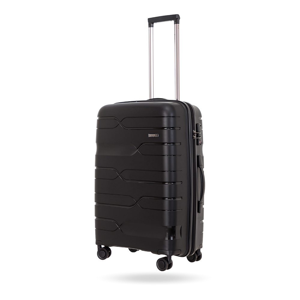 Vali Kéo LUG Lusetti Nolan S20S24S28 LS802 Nhựa PP Chống Bể vỡ, Hạn Chế Trầy Xước, Khóa Số TSA Bảo Mật Cao – Black – 24 inch