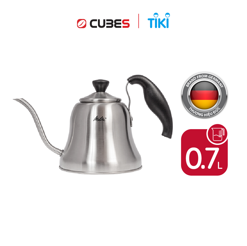 Ấm pour cà phê Melitta 0.7L- Nhập khẩu chính hãng 100% từ thương hiệu Melitta, Đức