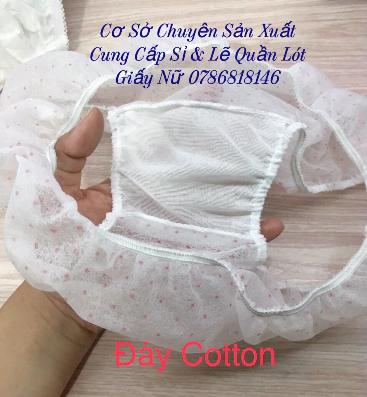 Combo 3 Gói Quần Lót Giấy 1 gói 5 chiếc (MSP: Đáy Cotton - 2lớp đáy)