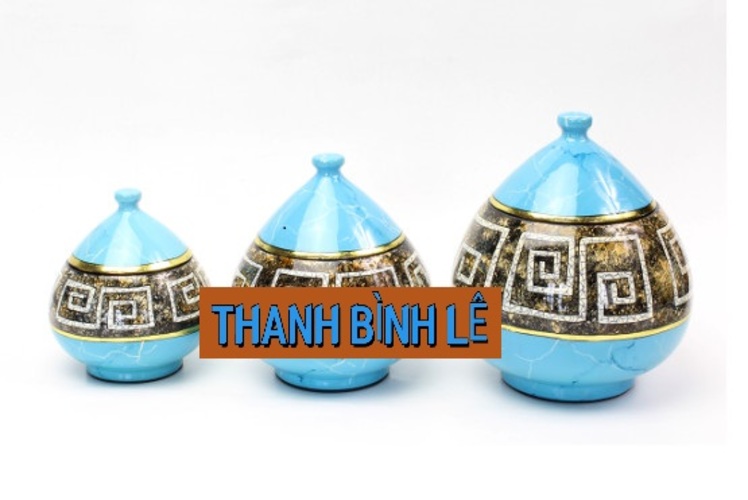 Hủ mận sơn mài size M