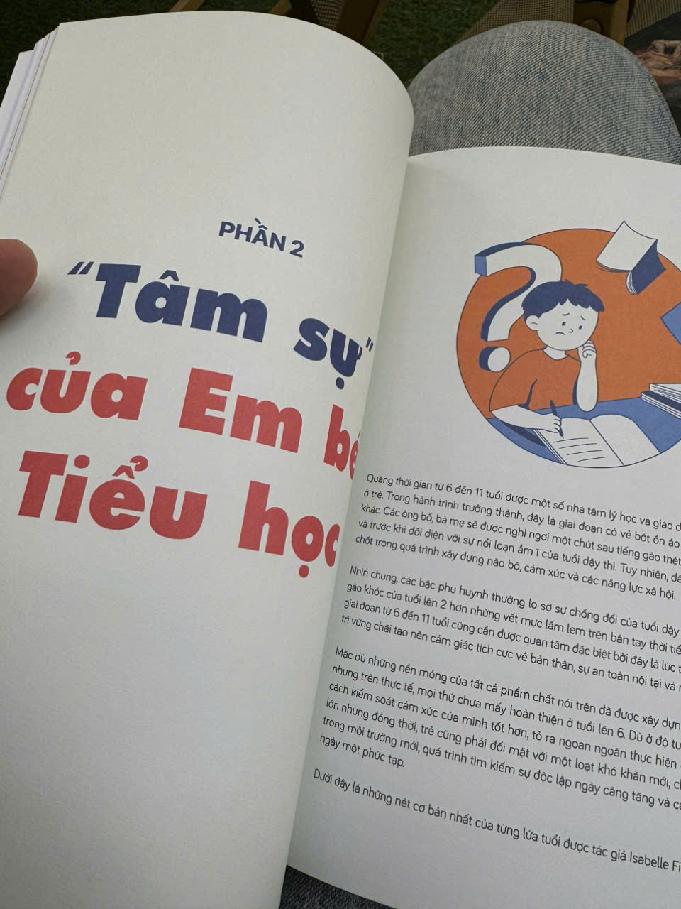(In màu) EM BÉ TIỂU HỌC – Nhung Nguyễn – Lion Books – NXB Hà Nội
