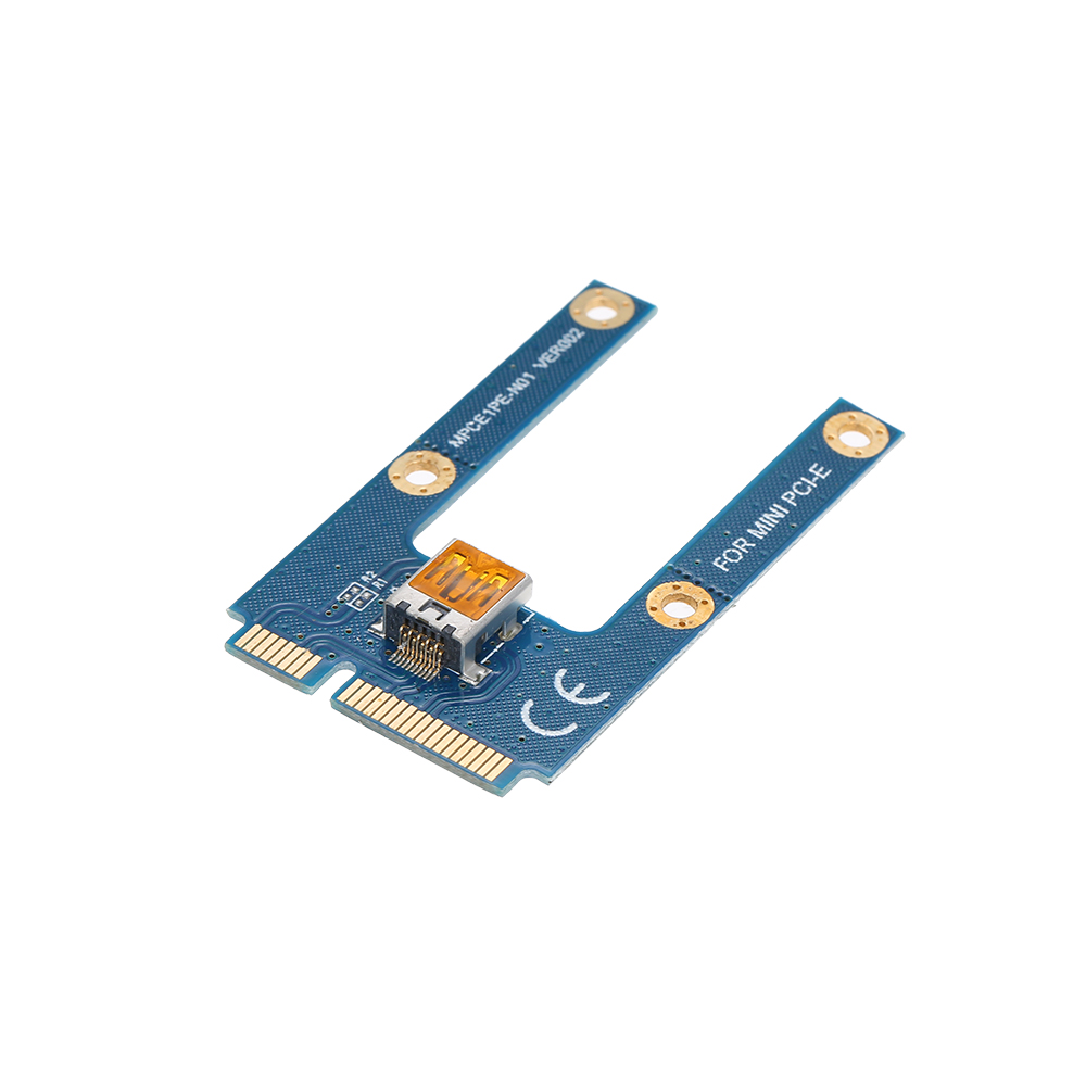 Mini PCI-E sang PCI Card adapter mPCI-E to PCI Riser Adapter with SATA Power Cable Expansion Card with external Capture