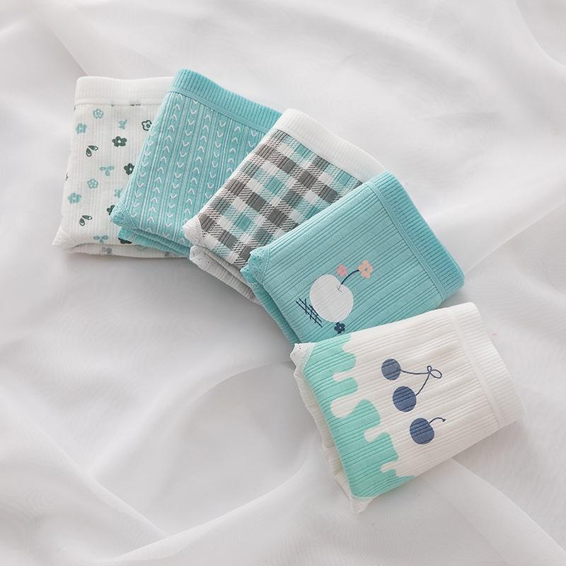 Quần Lót Nữ Cotton Kháng Khuẩn Hình Cherry Thời Trang Ngang Eo . Hàng Loại Đẹp.