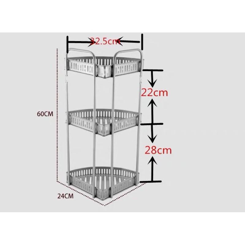 Kệ nhà tắm sơn tĩnh điện màu đen cao cấp