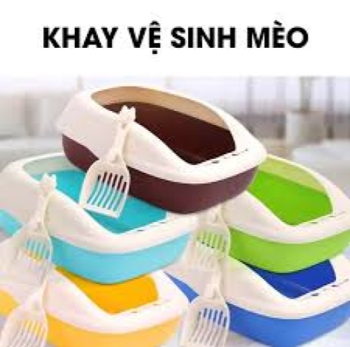 Khay Vệ Sinh + lược chải lông cho thú cưng