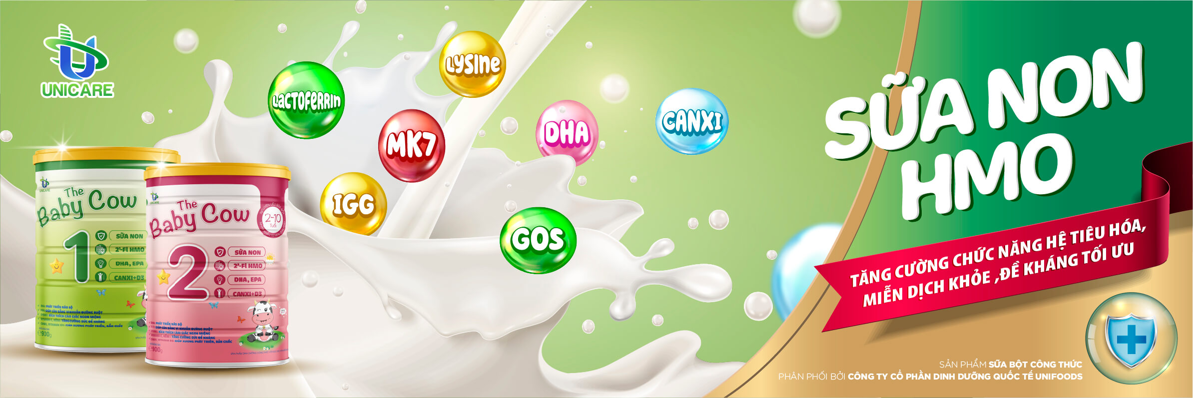 Combo 3 lon Sữa Non The Baby Cow 1
