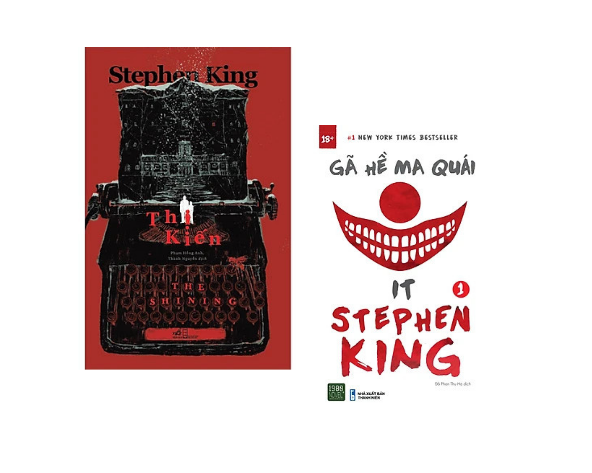Combo 2 Cuốn Của Stephen King: The Shining - Thị Kiến + Gã hề ma quái Tập 1
