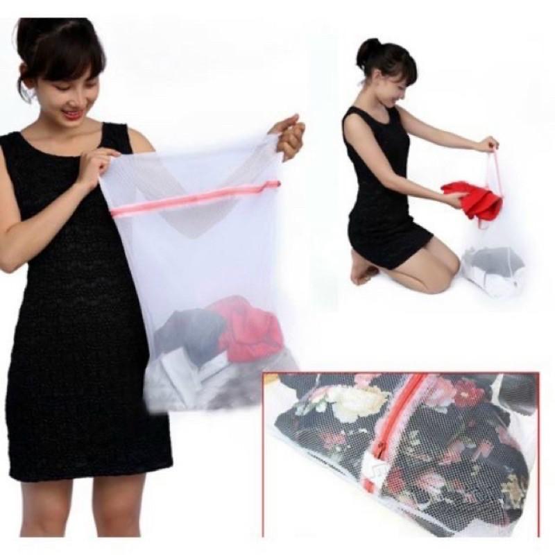 TÚI LƯỚI GIẶT ÁO QUẦN LOẠI TRƠN 50*60cm