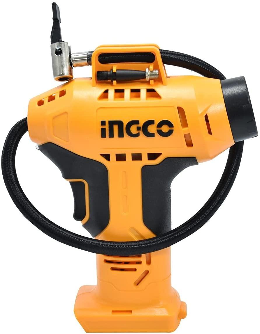 MÁY BƠM HƠI CẦM TAY TỰ ĐỘNG DÙNG PIN 20V (150PSI/10BAR) INGCO CACLI2001 - HÀNG CHÍNH HÃNG