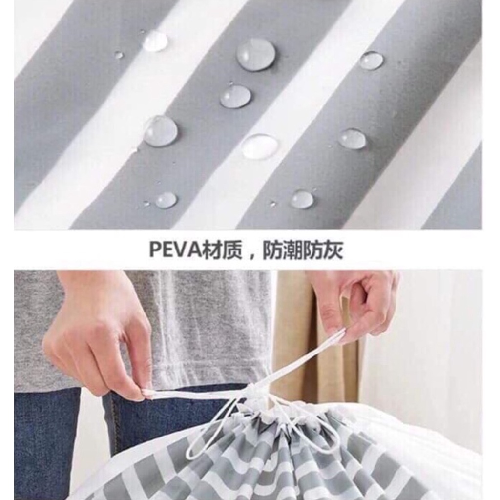 Túi đựng chăn màn, túi đựng quần áo mền gối cỡ lớn ,dây rút nhựa Peva chống thấm ẩm mốc bụi bẩn cực tốt