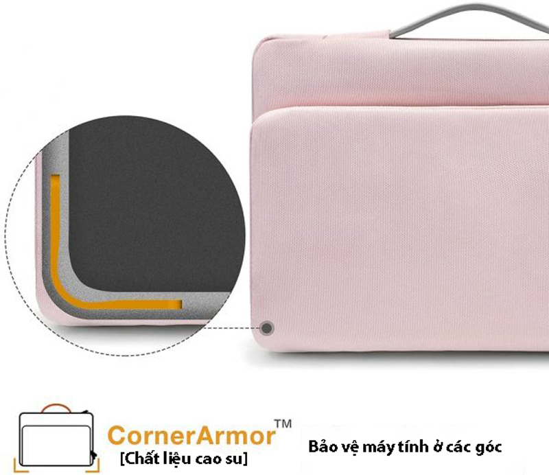 Túi xách chống sốc chính hãng TOMTOC (USA) Briefcase- A14-C02 cho Macbook Pro 14 inch/Air 13 inch 2017