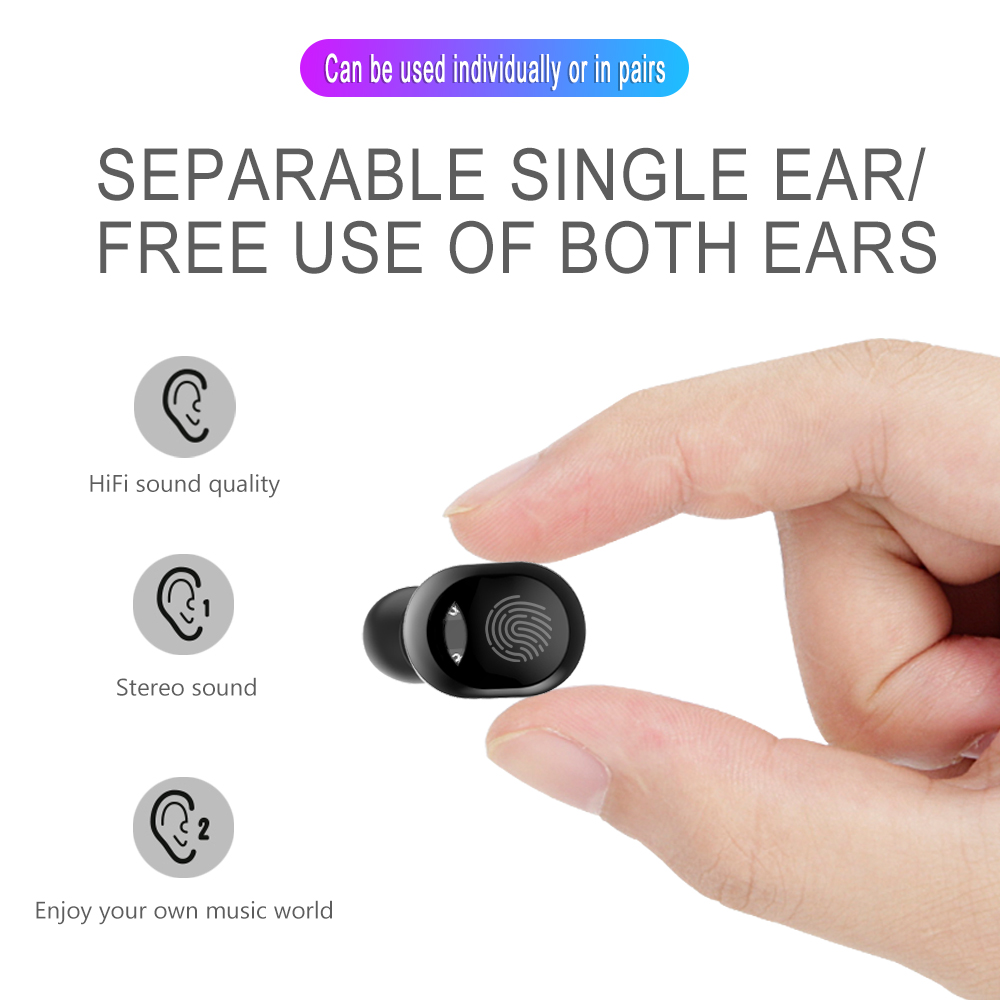 Tai Nghe Điều Khiển Bằng Cảm Ứng G10 Pro TWS Âm Thanh Nổi Không Dây Bluetooth5.0 + Tai Nghe Thể Thao EDR Có Hộp Sạc