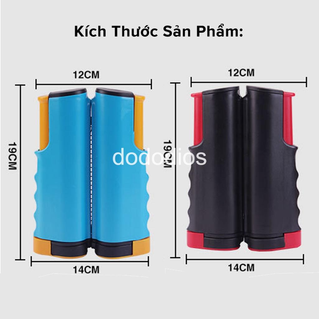 Trụ Lưới Bóng Bàn Rút Gọn Chính Hãng dododios Chất Liệu ABS Cao Cấp Chiều Dài Điều Chỉnh Tới 1,7m Vừa Bàn Bóng Bàn