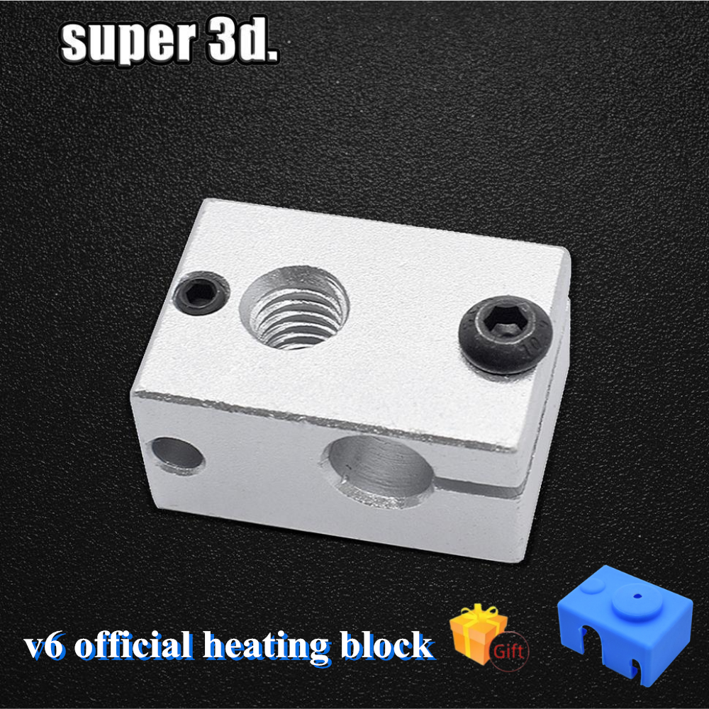 Khối nhiệt chính thức mới được nâng cấp V6 Khối nhiệt chính thức 23*16*12 mm cho E3D V6 PT100 J-Head Out