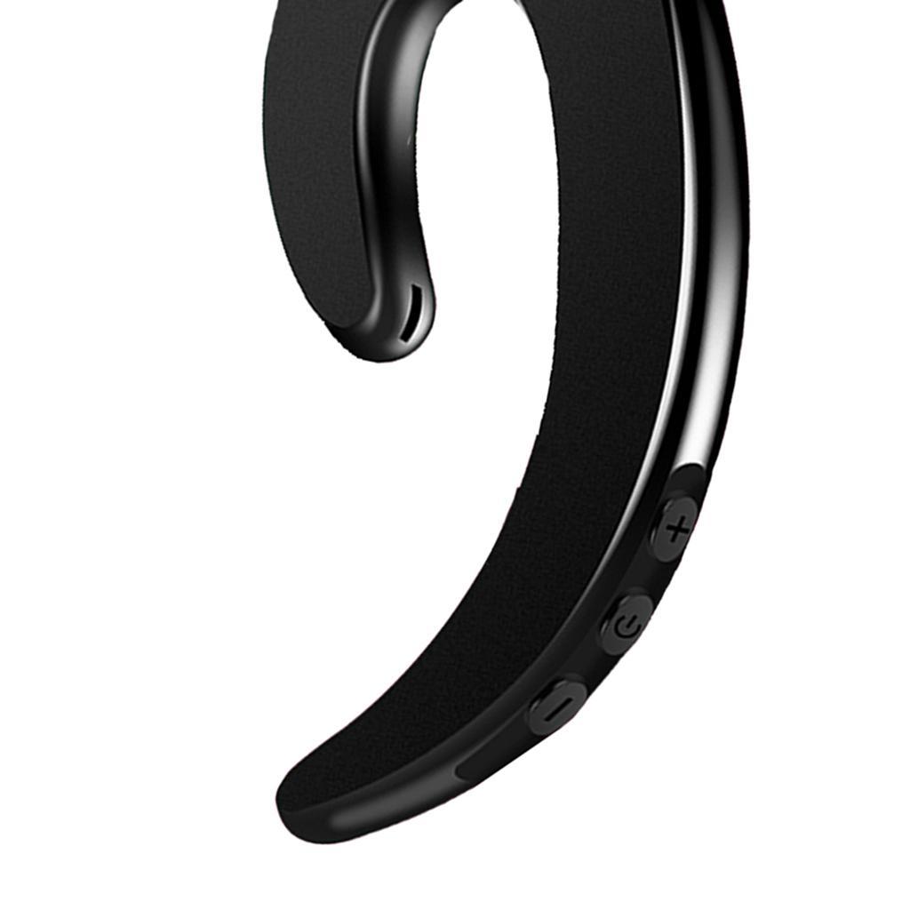 2x Bone Conduction Bluetooth Ear Hook Earphones Ear-Hook with Mic Microphone
