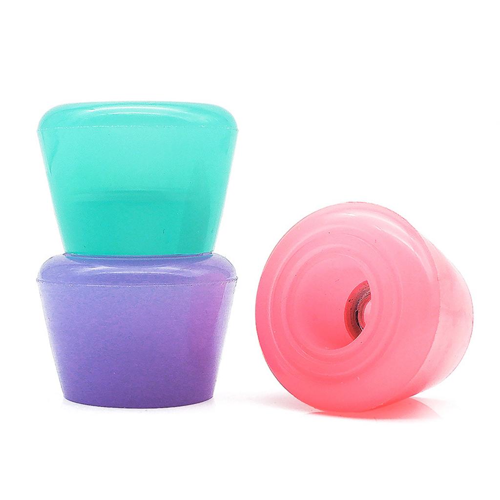 Durable PU Roller Skate Stoppers Toe Stop Rubber Skate Braking Plug Pad Replacement for Skating Practice Training Accessories