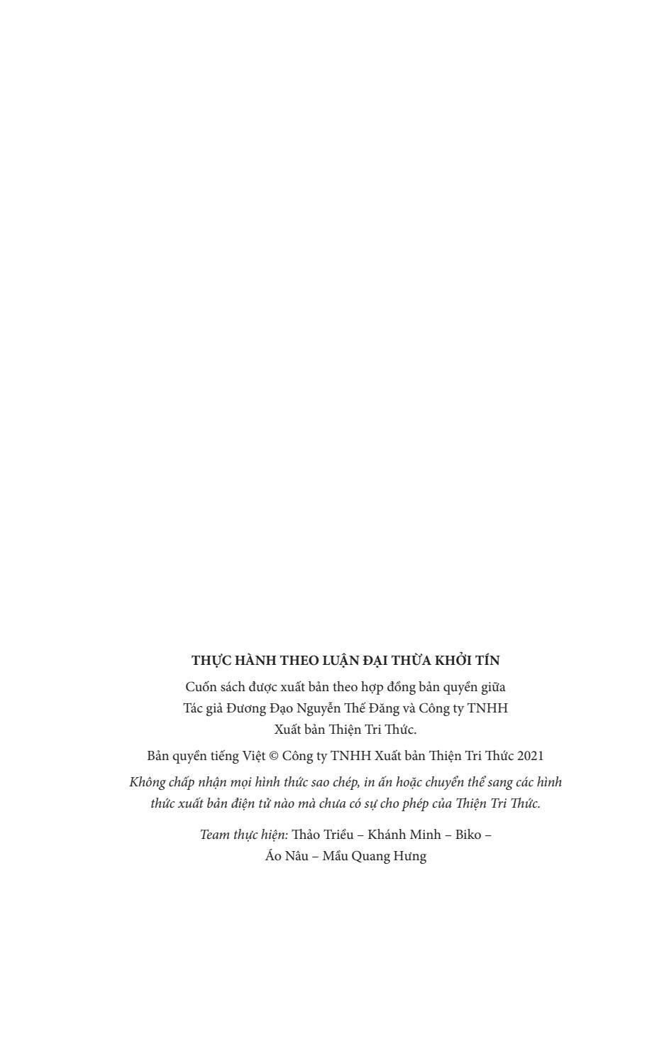 Thực Hành Theo Luận Đại Thừa Khởi Tín