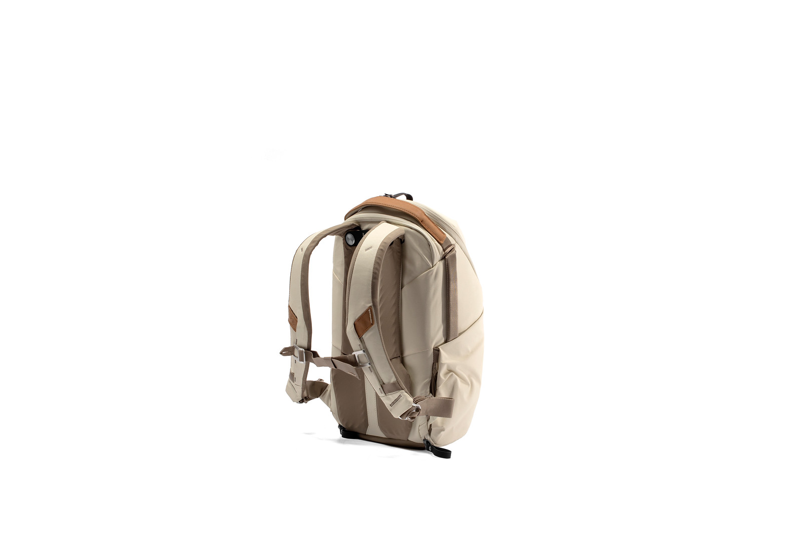 Balo Cao Cấp Peak Design Everyday Backpack Zip v2 15L Màu Nâu Nhạt- Hàng Chính Hãng