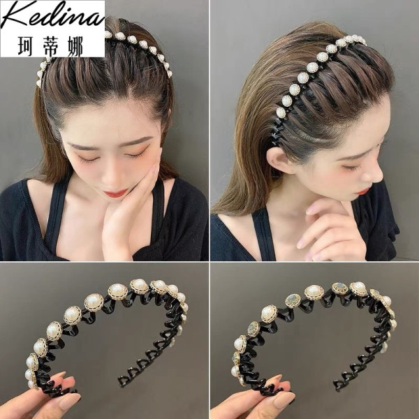 Bờm tóc ngọc trai tạo phồng tóc
