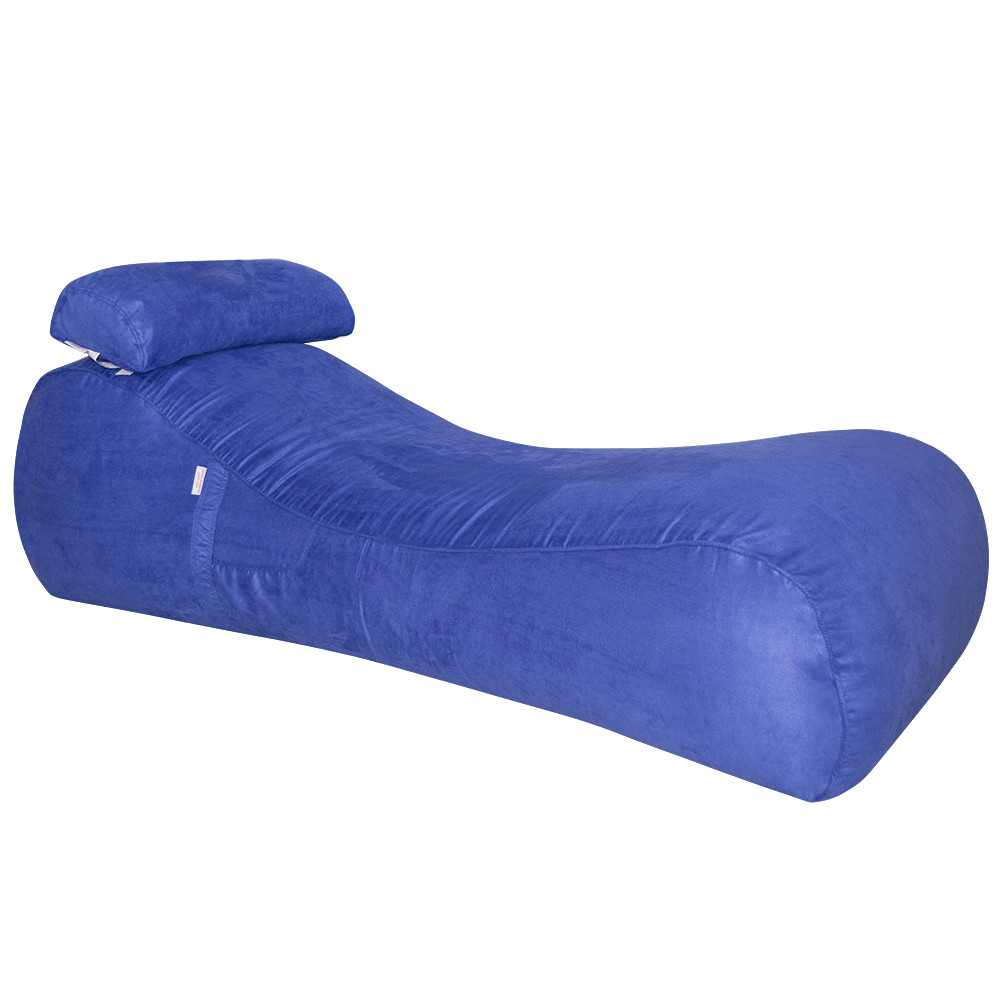 GIƯỜNG LƯỜI HẠT XỐP (DAYBED LOUNGER BEANBAG) CHẤT LIỆU MICROSUEDE MÀU XANH MỰC MS76 SIZE 1,8M - THE BEANBAG HOUSE