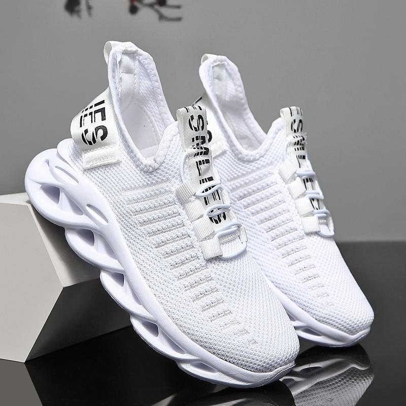 Phong Cách Mới Trẻ Em Giày Bé Trai Thoáng Khí Giày Thể Thao Bé Gái Thời Trang Giày Trẻ Em Chống Trơn Trượt Giày Chạy Bộ Trẻ Em Color: white Shoe Size: 31