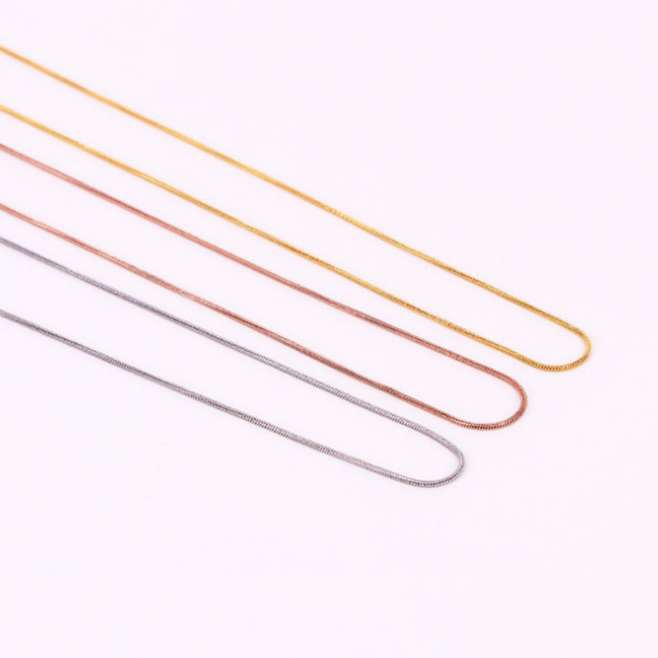 Dây chuyền nữ titan sợi mì nhỏ 1li xinh xắn WDC927