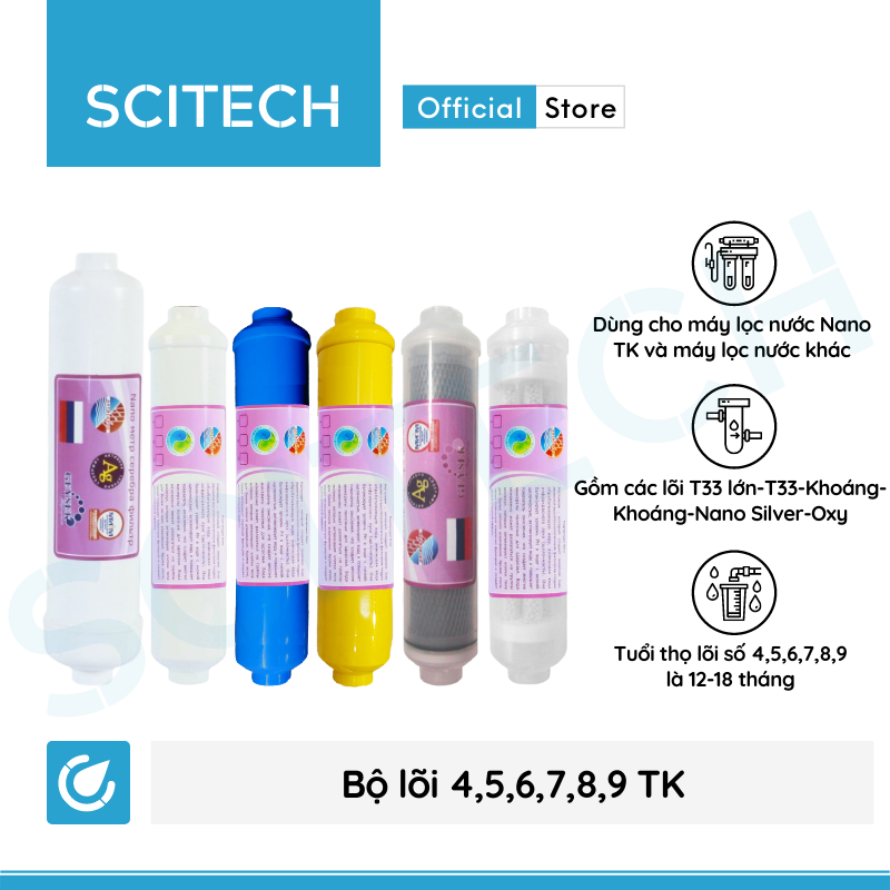 Máy lọc nước Nano TK9 by Scitech (Không dùng điện, không nước thải) - Hàng chính hãng