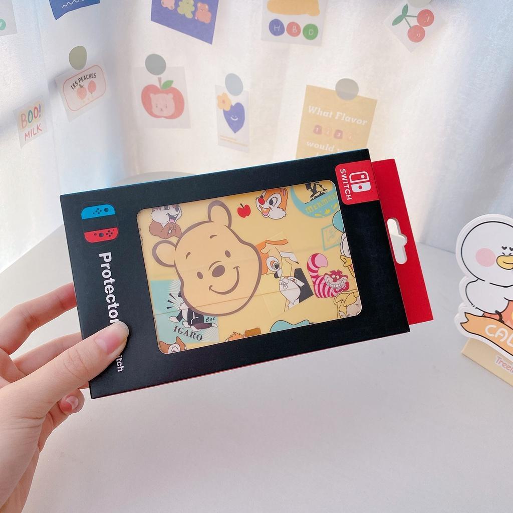 Vỏ Bọc Mềm Mại Hình Gấu Pooh Cho Tay Cầm Chơi Game Nintendo Switch V1 / V2 / OLED