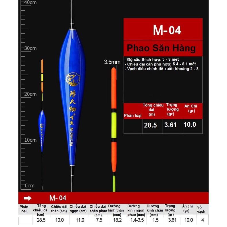 Phao săn hàng chuyên nước nông tải chì cao tới 12g