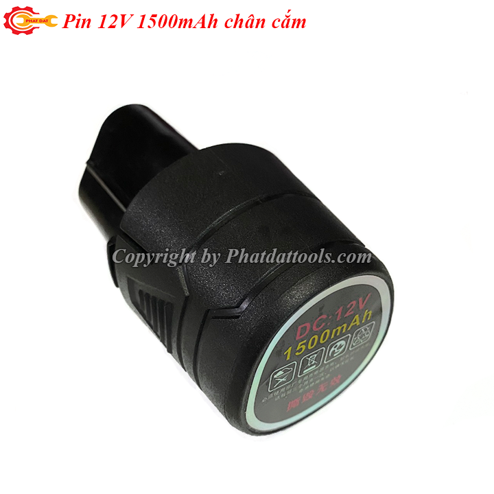 Pin 12V dung lượng 1500mAh cho máy ốp lát gạch Caowang và TOPVEL V7