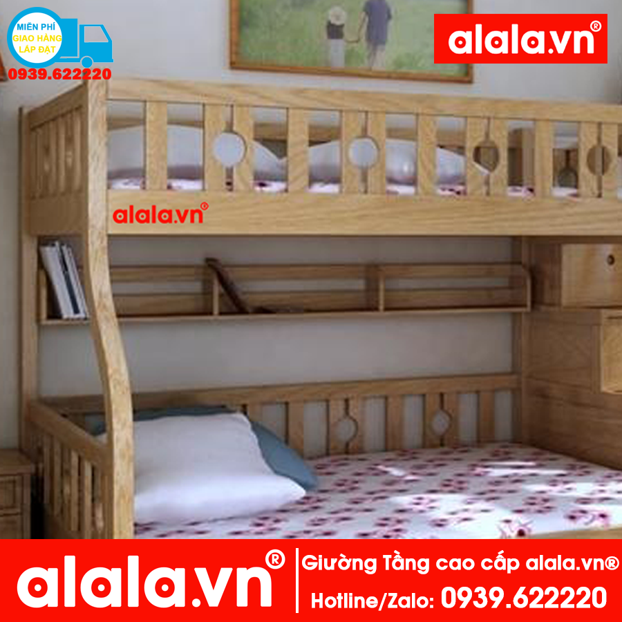 Giường tầng ALALA114 cao cấp - Thương hiệu alala.vn - Za.lo: 0939.622220