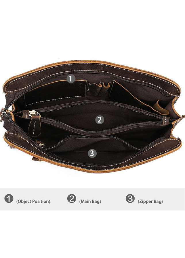 Clutch cầm tay nam da bò sáp thô nguyên tấm BHM2753